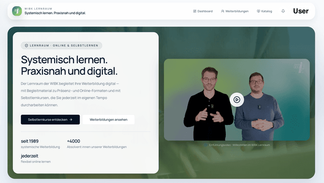 Die neue wibk.net ist online — und so finden Sie sich im Lernraum zurecht